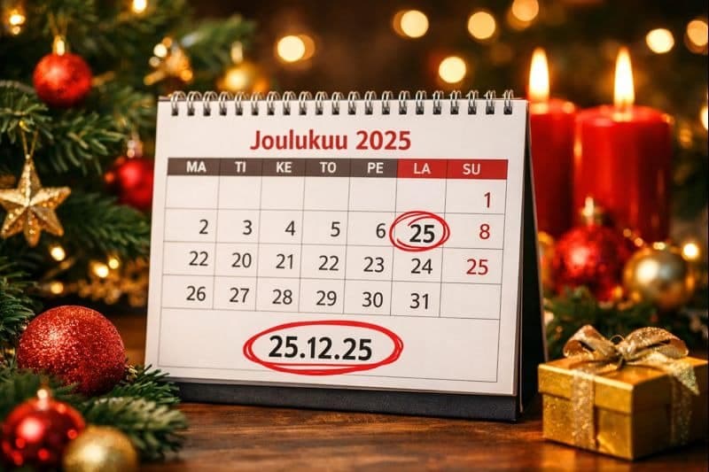 Joulupäivä osuu tänä vuonna harvinaiseen kohtaan – et ehkä ole huomannut tätä