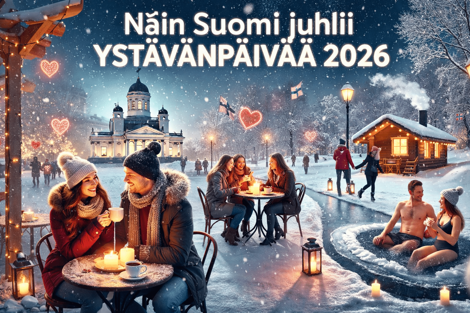 Näin Suomi juhlii ystävänpäivä 2026