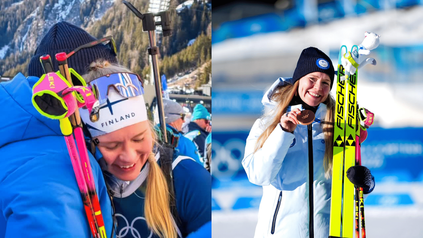 Suvi Minkkinen ei uskonut voittaneensa olympiamitalia – Hän puri mitalia varmistaakseen sen