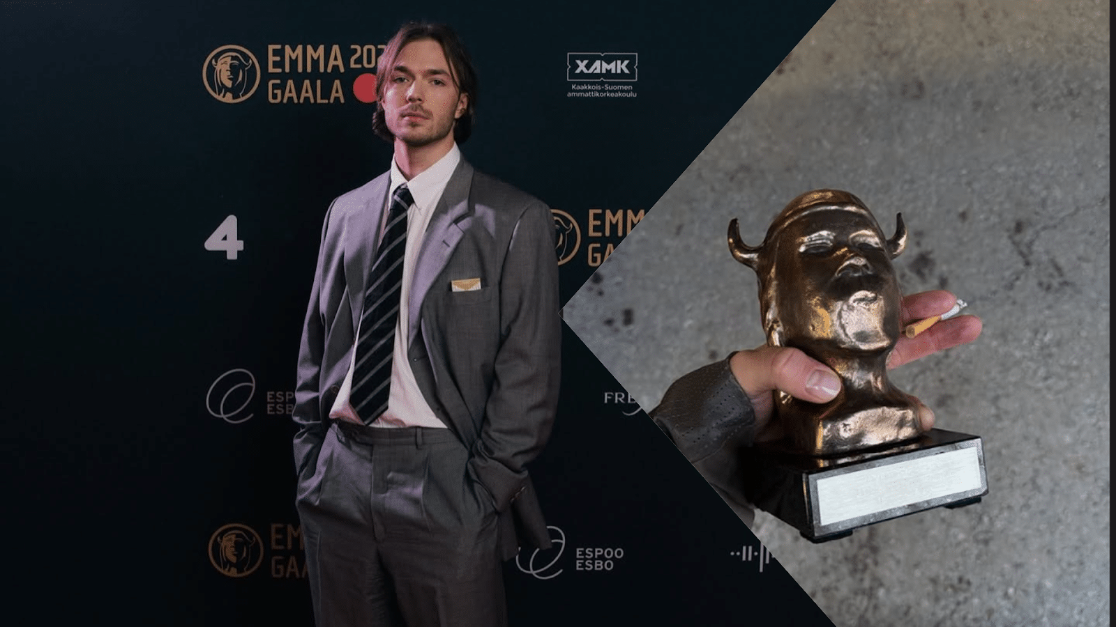 Jaakko Kulta voitti Rock Emman Emma-gaalassa