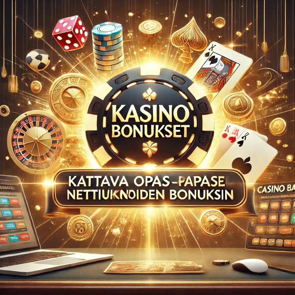 Kasinobonukset – Kattava opas nettikasinoiden bonuksiin
